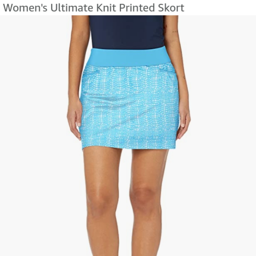 Golf or tennis skort, skirt with attached shorts